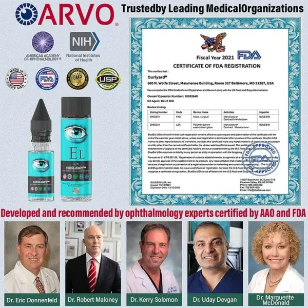 NESLEMY™ Nano Vision Repair Eye Serum ✅FDA Approved(Suitable for presbyopia, dry eye syndrome, glaucoma, and cataracts)